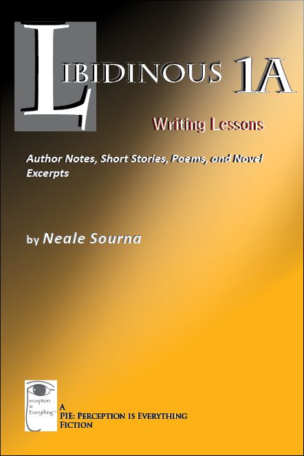 book cover Libidinous 1A - Writing Lessons _ https://www.neale-sourna.com/storygateway.html: Author Notes, Short Stories, Poems, and Novel Excerpts
